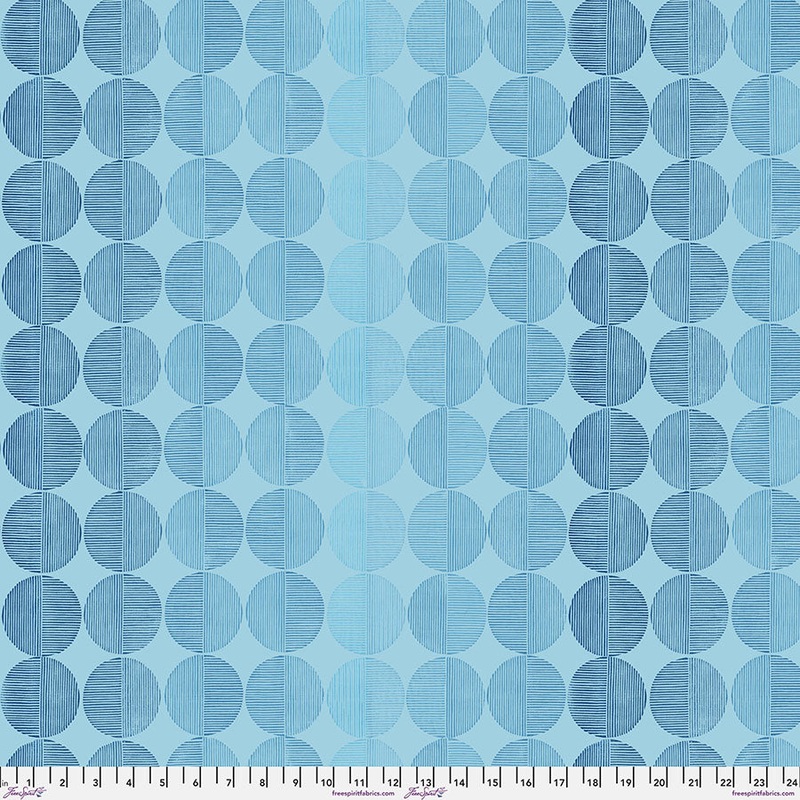 Findings: ENCIRCLED - INDIGO Fabric (1/2 yd) by Valori Wells