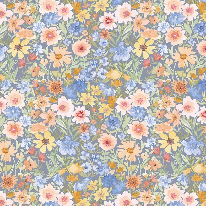 Secret Garden: SALT POND BEACHA Multi Fabric (1/2 yd)