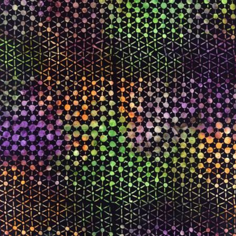 Wicked Geo Floral Shapes 106 Batik (BX2695-WICKED)  Sold in UNITS of  metre