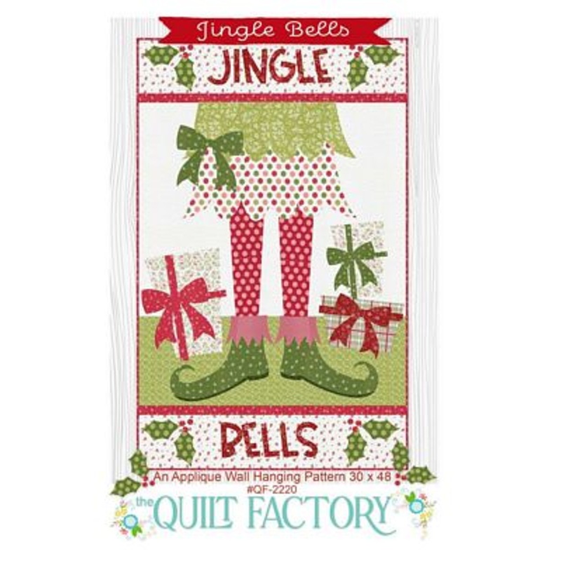 JINGLE BELLS Applique Wall Hanging Pattern by The Quilt Factory