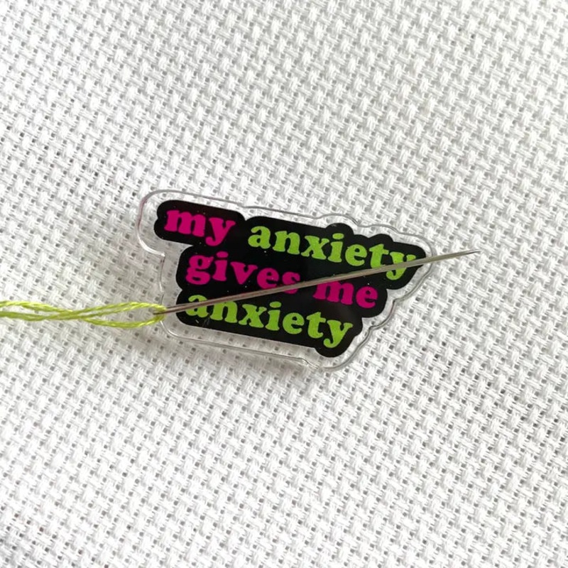 My Anxiety Needle Magnet