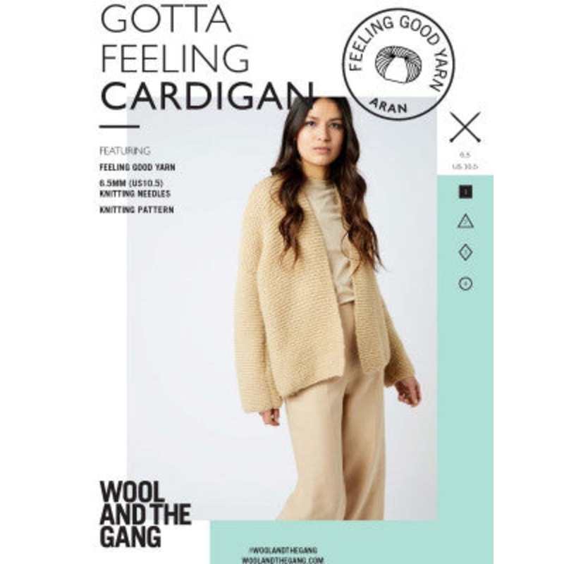 WATG Knitting Pattern: Gotta Feeling Cardigan