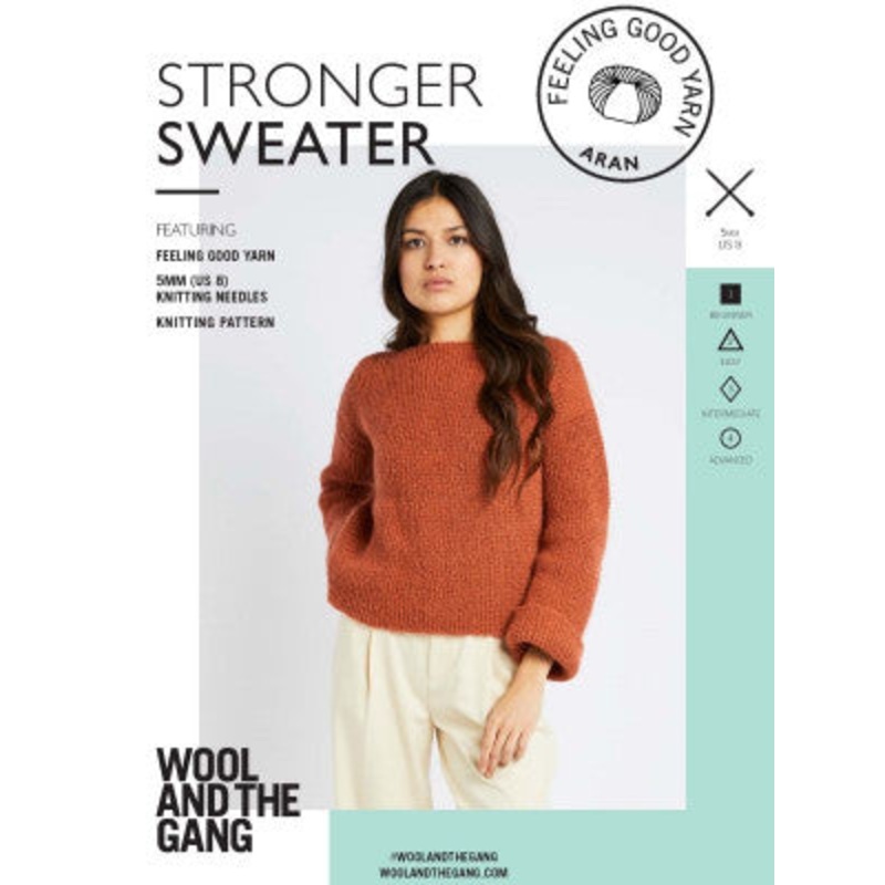 WATG Knitting Pattern: Stronger Sweater