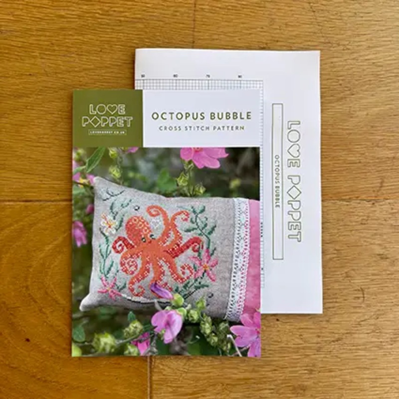 Octopus Bubble Cross Stitch Pattern