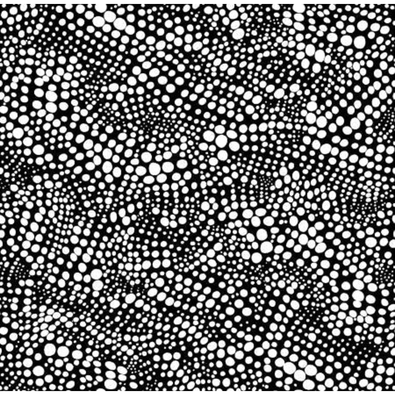 Black/White Dot to Dot 118 Cotton (7992S-09) - Sold in UNITS of 1/4 metre