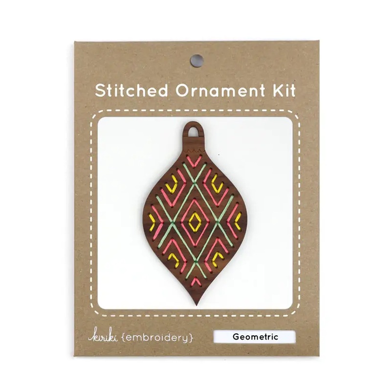 Geometric - Diy Stitched Ornament Kit