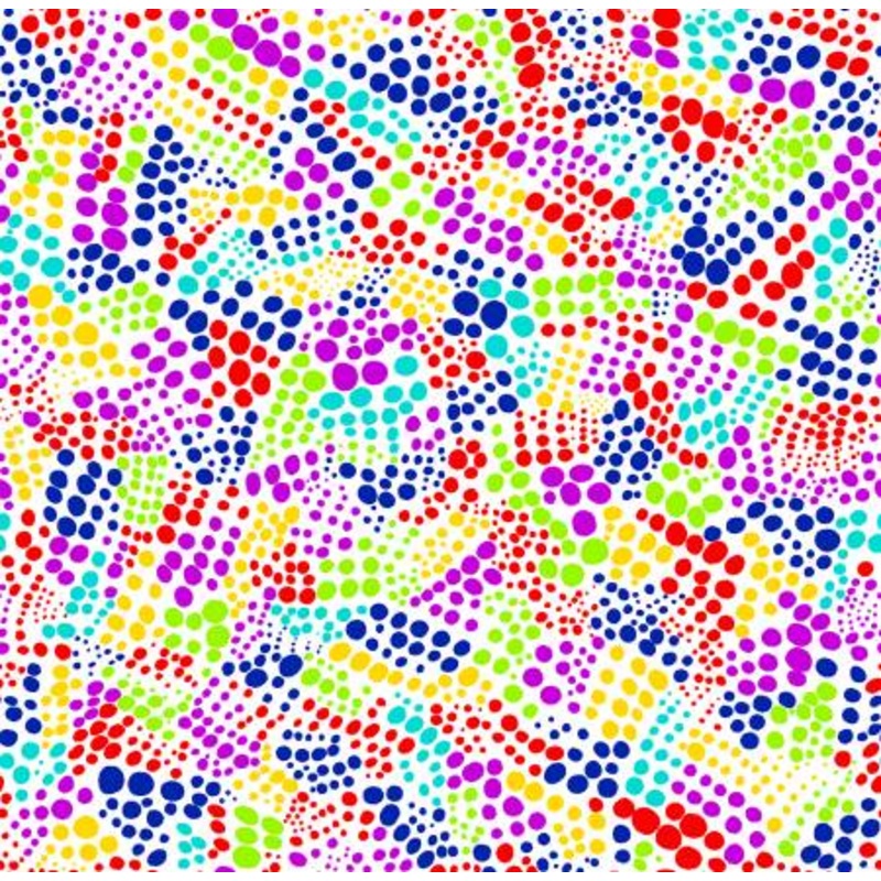 Multi Dot to Dot 118 Cotton (7992S-01) - Sold in UNITS of 1/4 metre