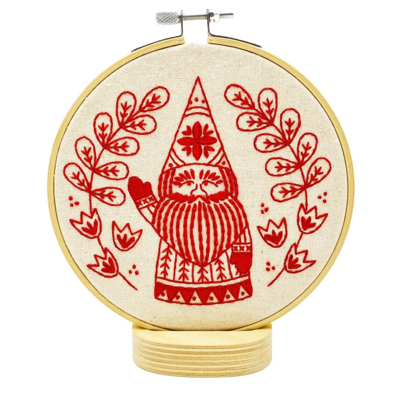 Nordic Jul Gnome Embroidery Kit