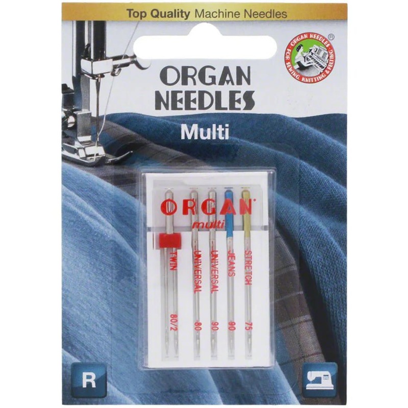 Organ Multi Pack of 5 (Universal, Jean, Stretch, Twin)