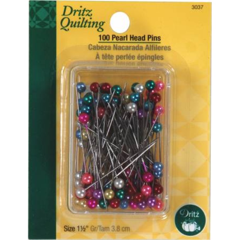 100 Pearl Head Pins (3037D)