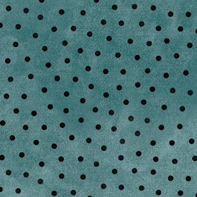 44 Wide Polka Dot Turquoise Woolies Flannel (F18506M-BG)