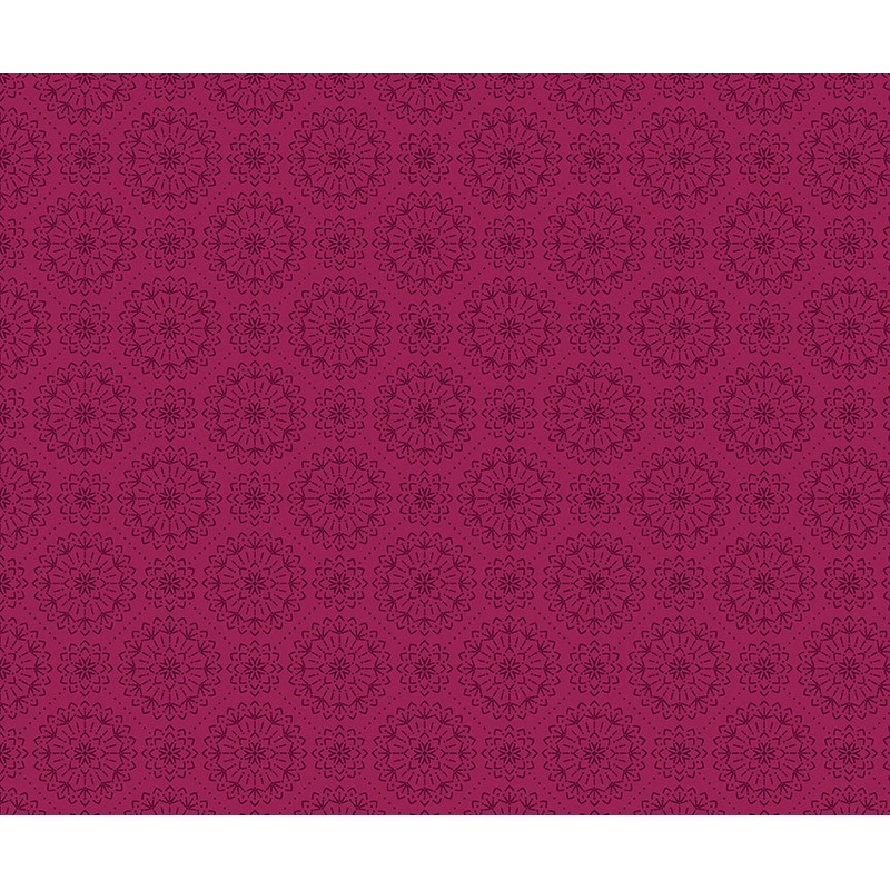 Among The Wildflowers: MEADOWSWEET BERRY Fabric (1/2 yd) by Shelly Cavanna