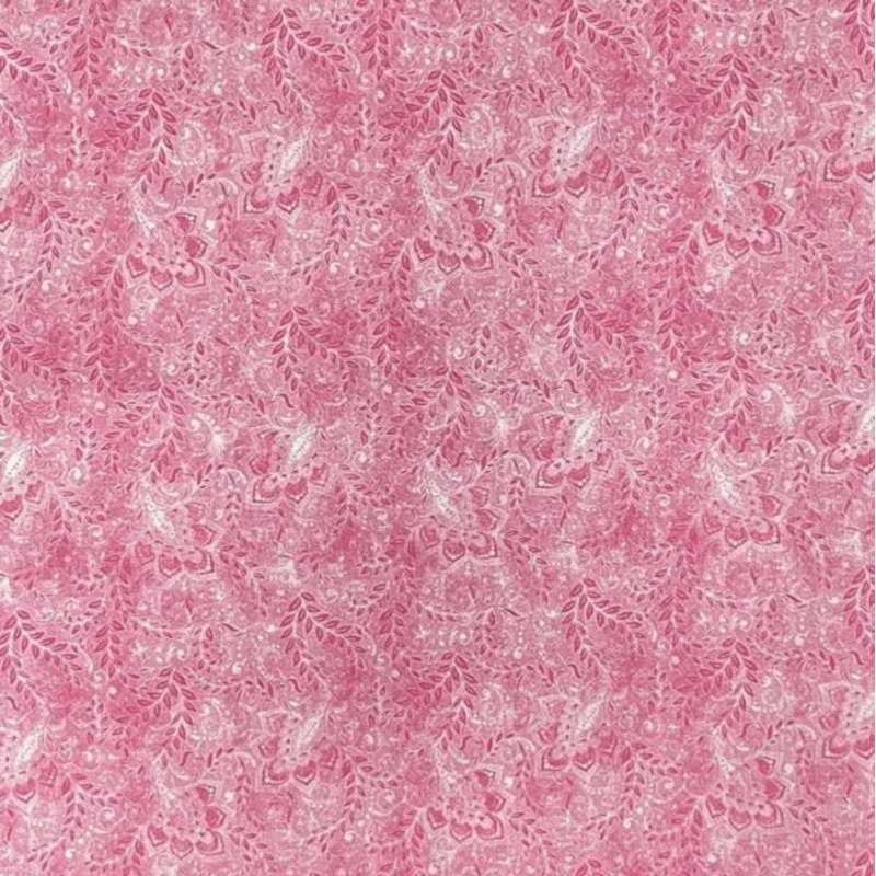 Classic-Mini Jacquard-Pink 118 Digitally Printed Cotton (1840104 )  Sold in UNITS of  metre
