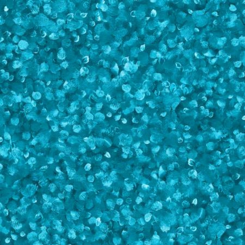 Dabble Paint Drops Teal 118 Cotton (1864517)  Sold in UNITS of  metre