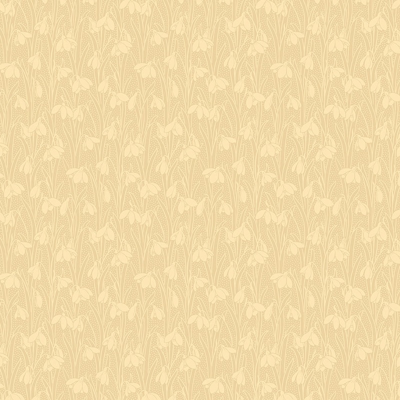 Liberty Fabrics Snowdrop Spot: BEESWAX (1/2 yd.)