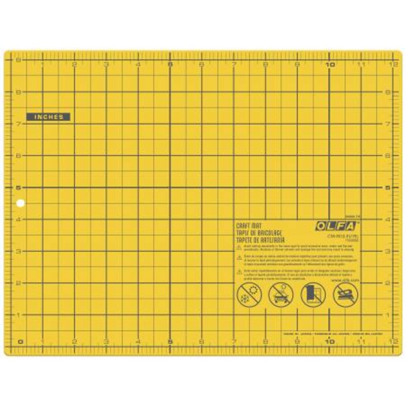Olfa Yellow Cutting Mat 9in x 12in