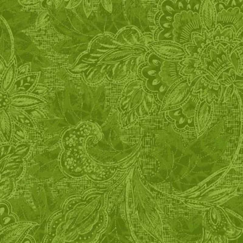 Shadows-Jacquard Green 118 Digitally Printed Cotton (1830812)  Sold in UNITS of  metre