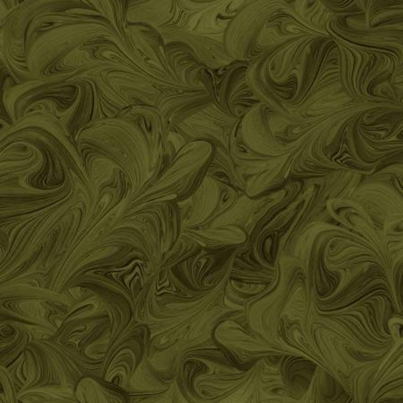 Swirls Olive 118 Cotton (1876610)  Sold in UNITS of  metre