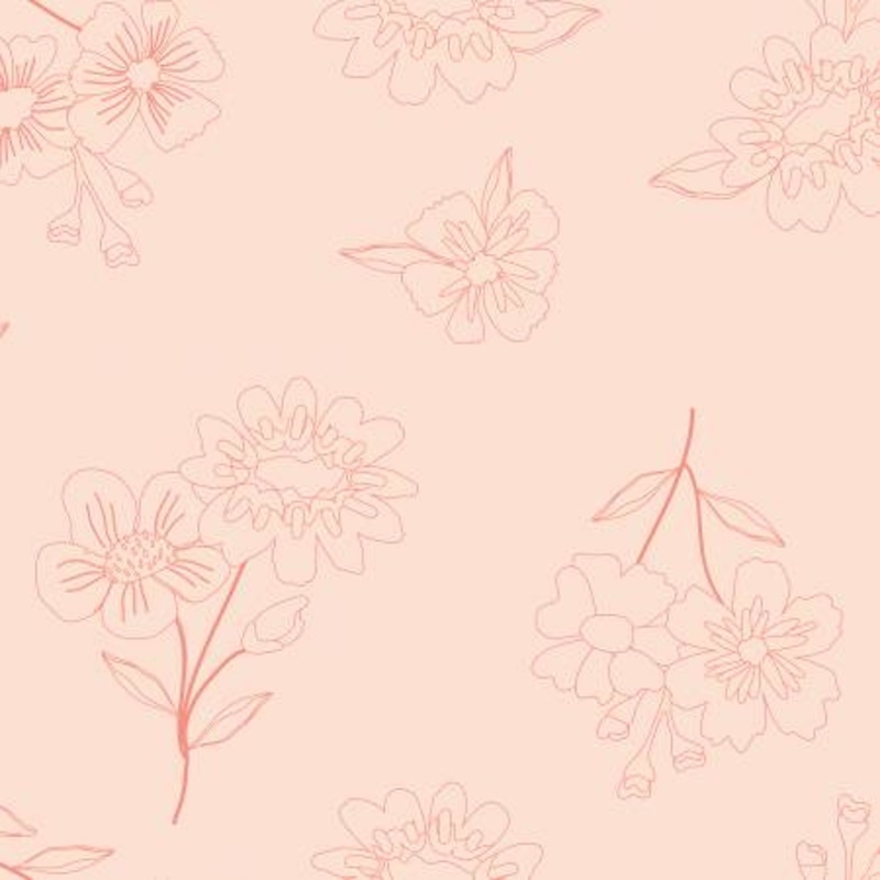 Blush Spring's in Town  108 Cotton (WB14217R-BLUSH)  Sold in UNITS of  metre