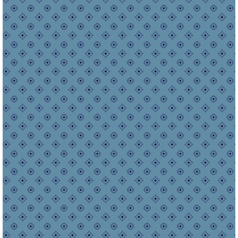 Documentaries: DIAMOND CALICO DENIM Fabric (1/2 yd)