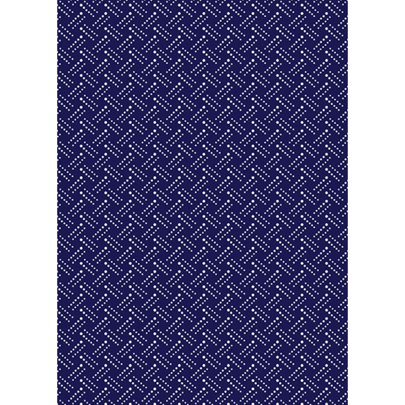 Documentaries: HARRINGBONE NAVY Fabric (1/2 yd)