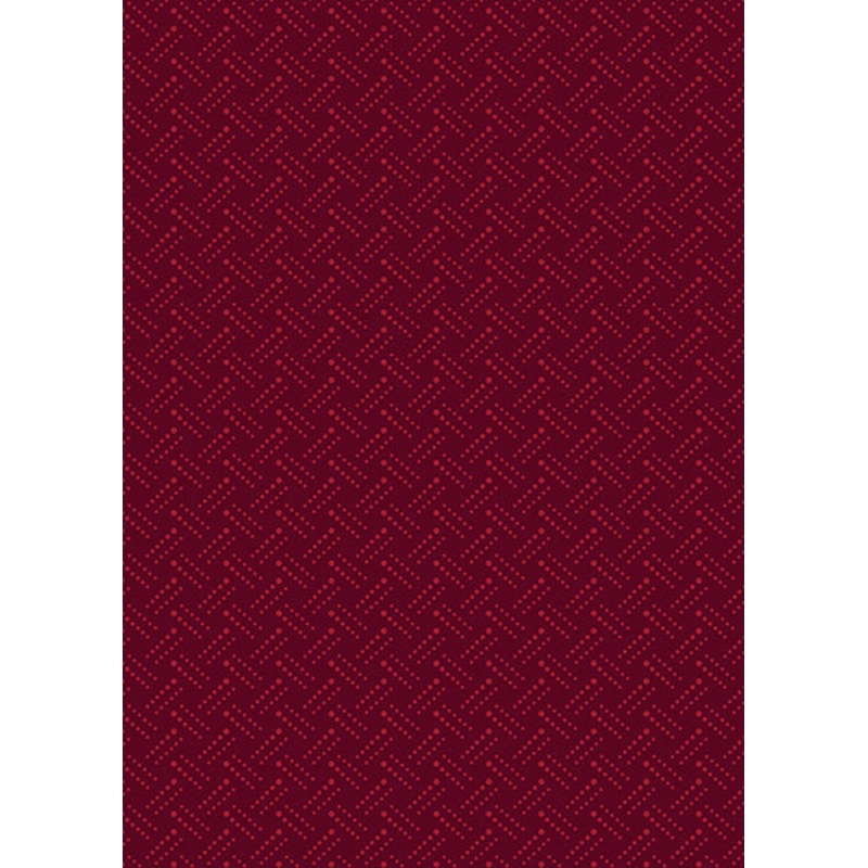 Documentaries: HERRINGBONE CLARET Fabric (1/2 yd)