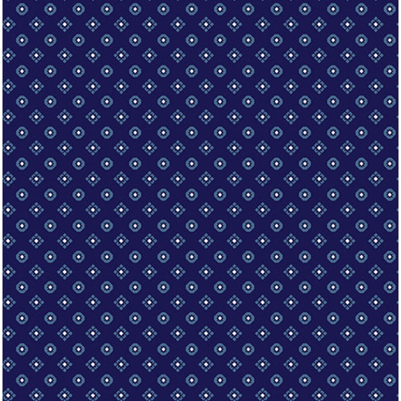Documentaries: MINI STARS NAVY Fabric (1/2 yd)