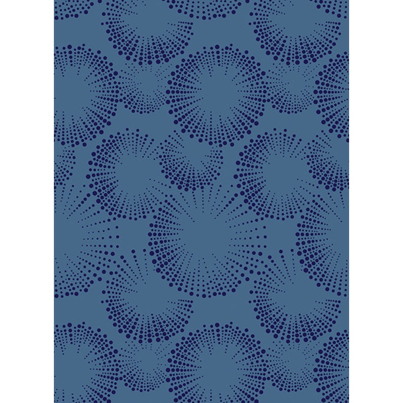 Documentaries: STARBURST DOTS DENIM Fabric (1/2 yd)