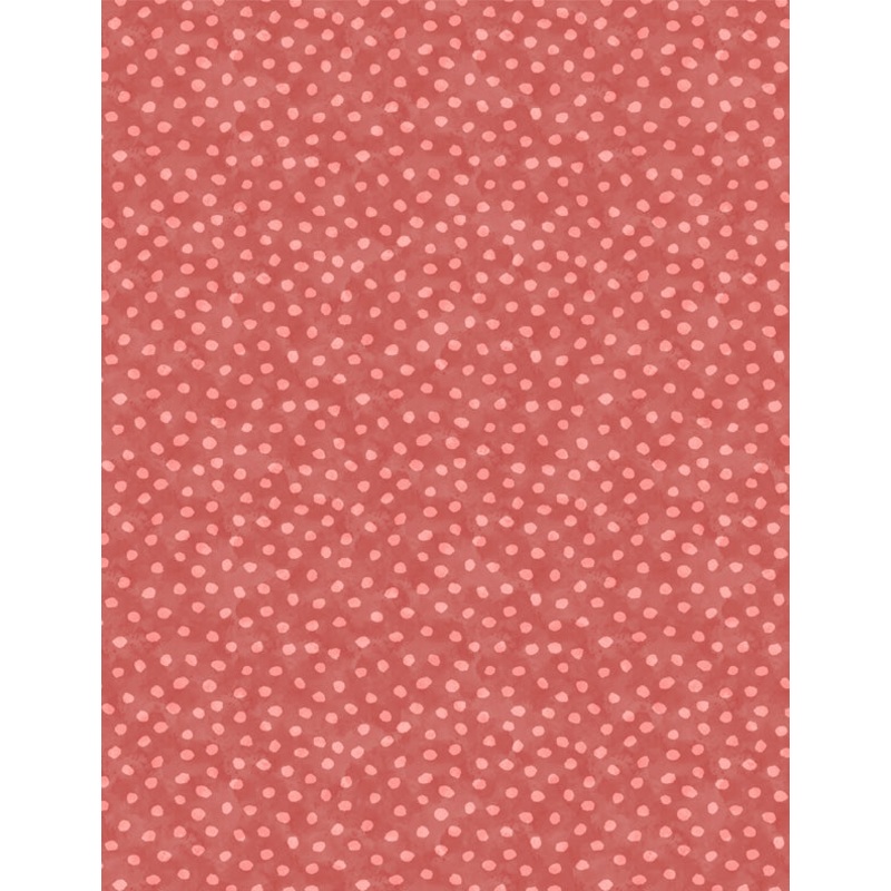 Harvest Blooms: DOTS RED Fabric (1/2 yd)