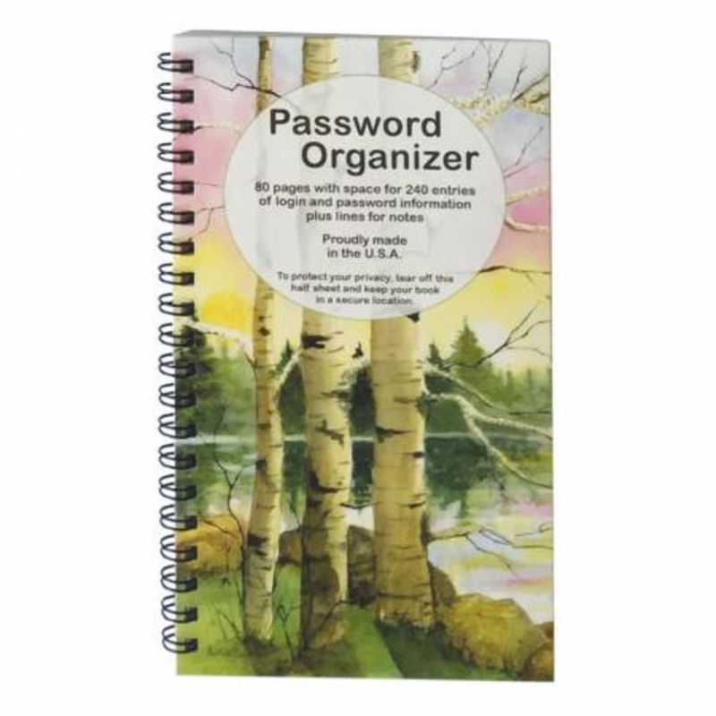 Password Book -Birches (PWB04)