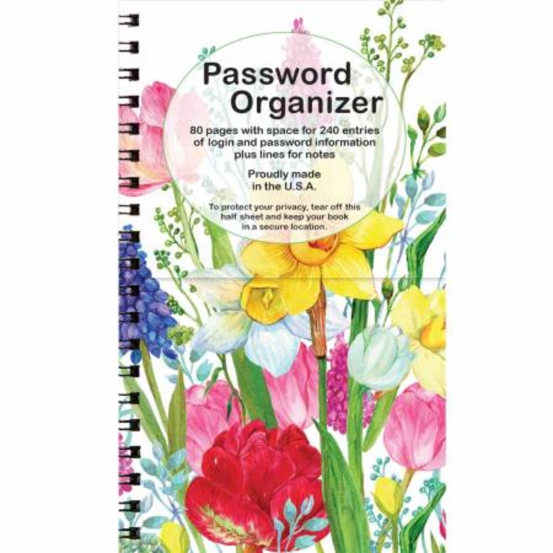 Password Book - Bright Floral (PWB12)