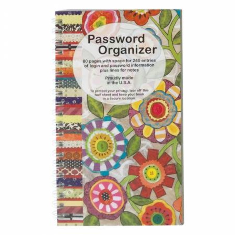 Password Book - Fun Flowers (PWB03)
