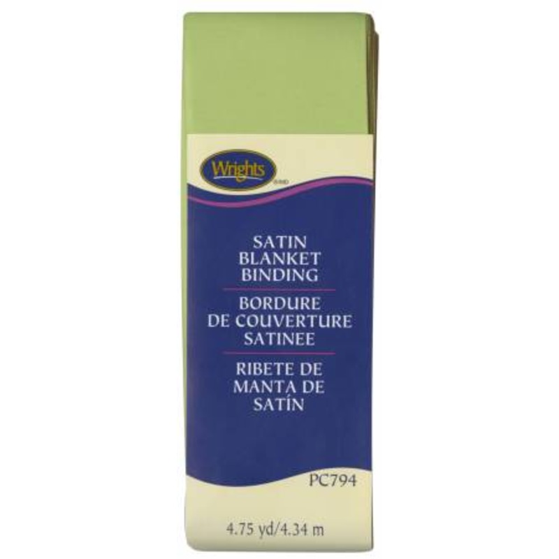 Poly Blanket Binding - Lime Green