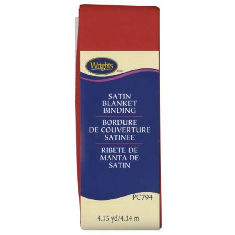 Poly Blanket Binding - Red