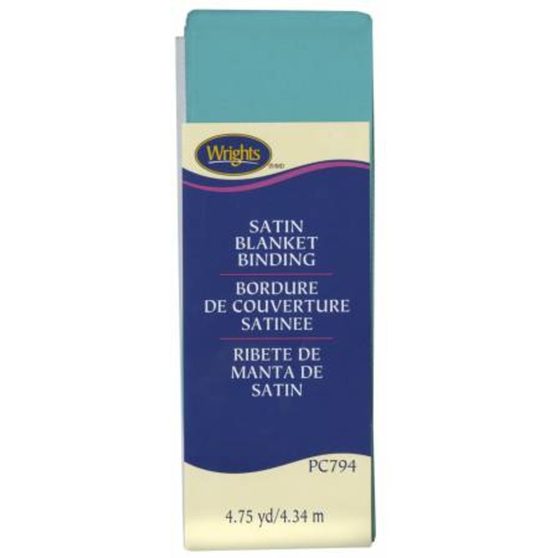 Satin Blanket Binding - Aquamarine