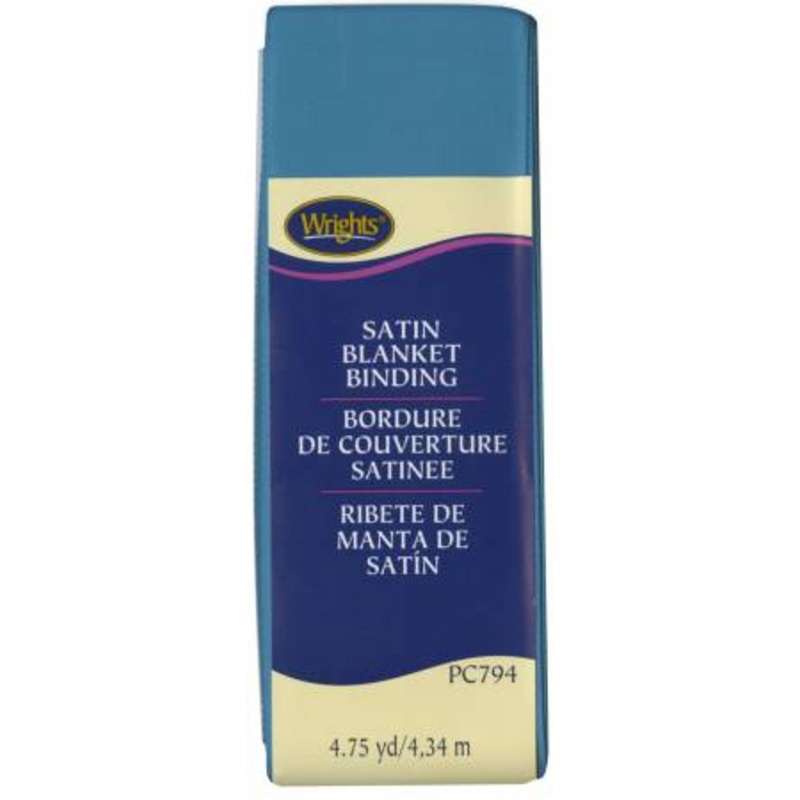 Satin Blanket Binding - Mediterranean