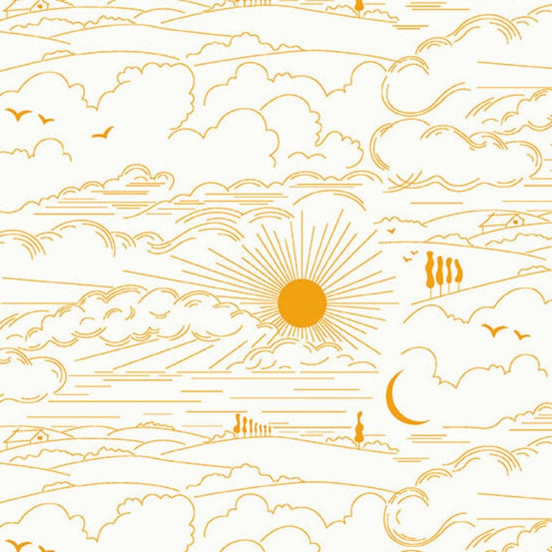 Sun Print Whisper: MARIGOLD DWELL Fabric (1/2 yd) by Alison Glass