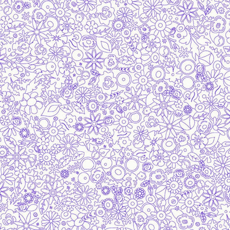 Sun Print Whisper: VIOLET WOODLAND Fabric (1/2 yd) by Alison Glass
