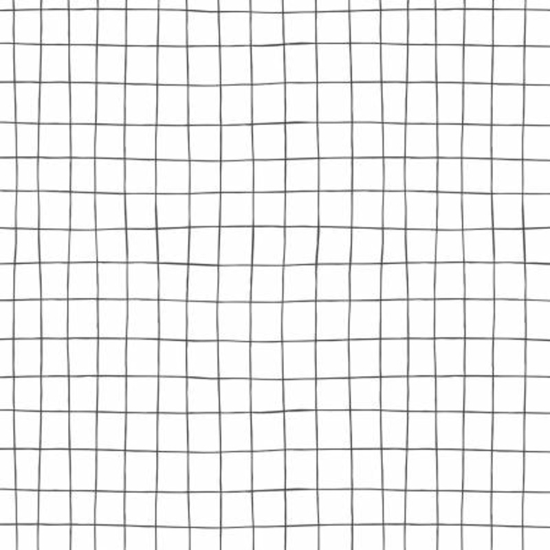 Wild and Free Grid White 108 Cotton (WB14203R-WHITE)  Sold in UNITS of  metre