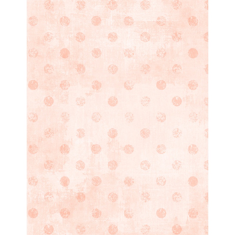 Dry Brush Dots: PALE APRICOT Fabric (1/2 yd)