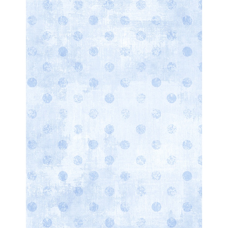 Dry Brush Dots: PALE BLUE Fabric (1/2 yd)