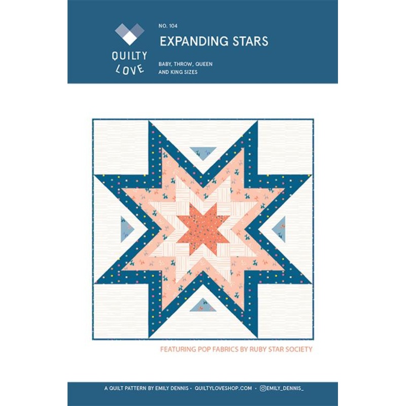 Expanding Stars Quilt Pattern