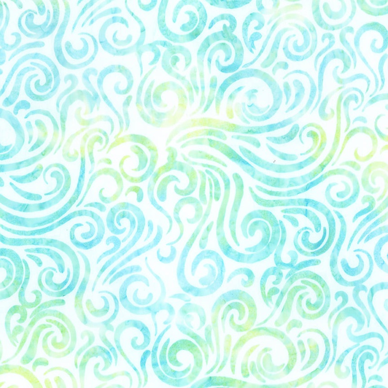 Expressions Batiks Daisy Dots: CONFETTI CAKE Fabric (1/2 yd)