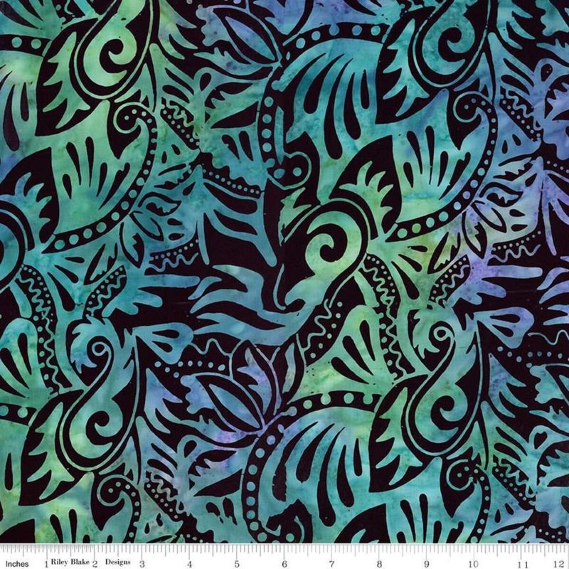 Expressions Batiks Garden Fresh: DANCING LIGHTS Fabric (1/2 yd)