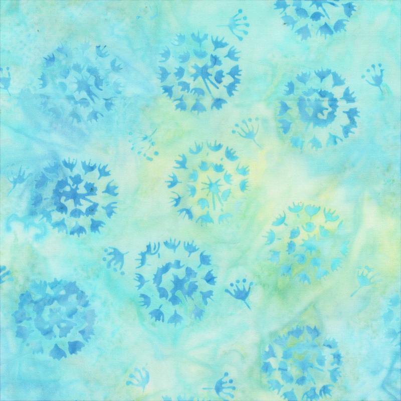 JDJ - Iris Beauty: MUMS SALTWATER Batik Cotton Fabric (1/2 yd)