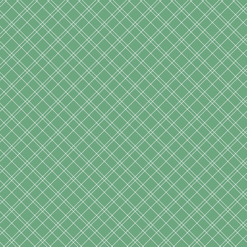 Simple Pleasures: GRID GRASS Fabric (1/2 yd)