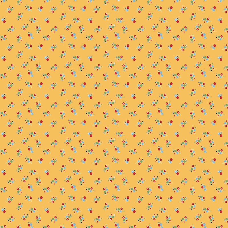 Simple Pleasures: KITCHEN FLOWERS YELLOW Fabric (1/2 yd)
