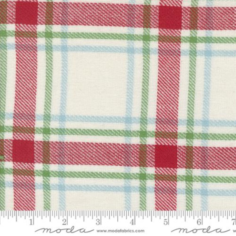 16 Natural Holiday Plaid Toweling $9.49/yd