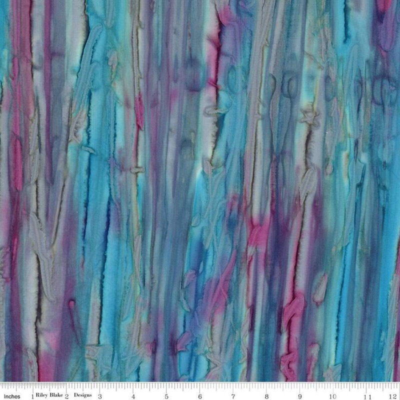 Expressions Batiks Express Yourself Contours: RASPBERRY JADE Fabric (1/2 yd)