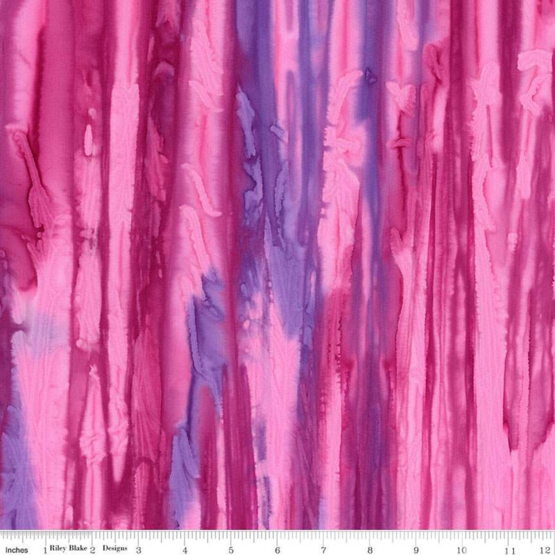 Expressions Batiks Express Yourself Contours: TULIP TIME Fabric (1/2 yd)